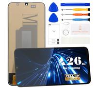 Écran LCD TFT pour Samsung Galaxy A26 5G pour Samsung A26 A266 A266B SM-A266B SM-A266B SM-A266E Digitizer Touch Assembly Kit de réparation (Noir sans Empreintes digitales)