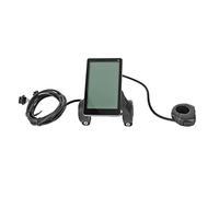 Écran LCD vélo, léger et durable ABS, compteur scooter électrique multifonction, facile installation guidon for déplacement urbain, loisirs, cyclistes et scooters électriques