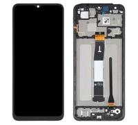 Écran LCD + Vitre Tactile et Châssis pour Xiaomi Redmi 12C - AVIZAR - Remplacement - Noir