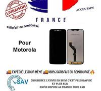 Ecran LCD - Motorola - Moto G7 PLAY - Noir - 5,5 pouces - Assemblé sans châssis