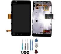 Ecran LCD & Vitre tactile Noir Assemblés Sur Châssis Pour Nokia Lumia 900 Noir