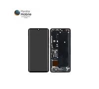 Ecran LCD & Vitre tactile Noir Assemblés Sur Châssis Pour Xiaomi Mi Note 10 Lite