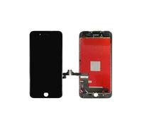 Ecran lcd + vitre tactile sur chassis pour iphone 7 plus noir + kit outils