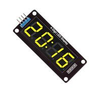 Écran LED à sept segments à 4 chiffres de 0, 56 " avec interfaces SPI, conception anti-interférence pour les projets de synchronisation de microcontrôleur Module d ' affichage LED à segments