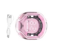Écran LED de véritables écouteurs sans fil, écouteurs intra-auriculaires sans fil transparents pour salle de sport, 5,4, son stéréo, écran digi