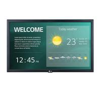 LG 22SM3G-B Écran d'affichage dynamique Écran plat de signalisation numérique 54,6 cm (21.5") IPS Wifi 250 cd/m² Full HD Noir Intégré dans le processeur 16/7