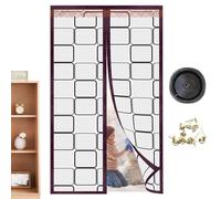 Écran magnétique | Fermeture magnétique en EVA pour un tissu doux et net pour porche, terrasse, garage, entrée coulissante, résidence, patio, protection contre la brise d'hiver B