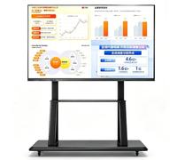 Écran moniteur tactile 4K ultra HD Effet antis-éblouissant cadre ultra-fin augmentant le taux d'occupation visuel du panneau d'affichage pour Bureau École Entreprise(1649 * 928mm/64.92 * 36.53in)