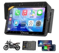 Écran Moto Carpuride W502PRO B - CarPlay Android Auto Navigation Étanche 5 Pouces
