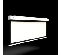 Ecran motorisé - ORAY - Squar HC 150x240 - Aluminium laqué blanc - 16:10 - Commande filaire