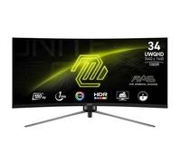 MSI MAG 345CQR écran plat de PC 86,4 cm (34") 3440 x 1440 pixels UltraWide Dual Quad HD Noir