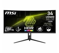 MSI Optix MAG342CQR écran plat de PC 86,4 cm (34") 3440 x 1440 pixels UltraWide Quad HD LCD Noir