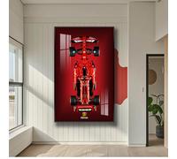 Écran mural pour Lego Technic Ferrari SF-24 F1 Model Car Construction Kit 42207, Collectibles pour adultes, montage mural, décoration de maison ou de bureau, couleur dégradée (voiture non incluse)