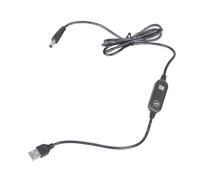 Écran numérique USB DC5.5x2.5mm câble de d ' Alimentation Alimentation réglable 5V 9V 12V pour Haut-parleurs de Ventilateur de lumière LED Cordon de lumière LED