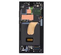 Écran Officiel pour Samsung S23 Ultra Vitre Tactile et Châssis Noir Phantom