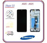 Ecran officiel Samsung complet sur chassis A02S 2020-A025F Noir - a02s-a025f