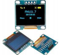 Écran OLED 0,96" 128x64 I2C | Pilote SSD1306 | Bleu | Compatible avec Arduino & Raspberry Pi | 3-5 V | Économie d'énergie