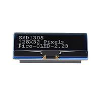 Écran OLED 2,23 Pouces pour Raspberry Pi Pico, 128 × 32 Pixels, 2,23" OLED I2C/SPI Display, Pilote SSD1305 Intégré, Compatible avec Raspberry Pi Pico Broches
