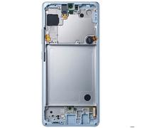 Écran OLED Complet de Remplacement pour Galaxy A17 5G avec Châssis Bleu clair