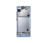 Écran OLED Complet de Remplacement pour Galaxy A17 5G avec Châssis Bleu clair