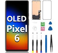 Écran OLED de rechange pour Google Pixel 6 avec cadre LCD tactile et kit d'outils de réparation pour GB7N6 G9S9B16 6,4" (prise en charge des empreintes digitales)
