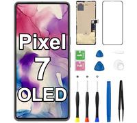 Écran OLED de rechange pour Google Pixel 7 avec cadre GVU6C GQML3 GO3Z5 LCD Écran tactile Digitizer Assemblage complet avec kit d'outils de réparation 6,3" (prise en charge des empreintes digitales)