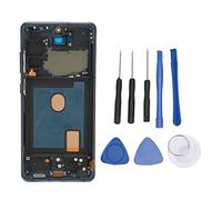 Écran OLED de Remplacement pour S20 FE Écran LCD Numériseur Complet avec Kit D'outils de Réparation de Cadre, écran Tactile à Diode électroluminescente Organique