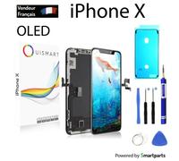 Écran OLED - OUISMART - iPhone X - Noir - Kit complet avec outils et joint d'étanchéité