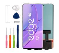 Écran OLED pour Motorola Edge 40/Edge 40 Neo 6,5" LCD écran tactile numériseur Assemblée avec kit d'outils de réparation, support d'empreintes digitales