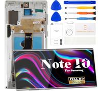 Écran OLED pour Samsung Galaxy Note 10, remplacement d'écran pour Samsung Note 10, écran LCD pour SM-N970F, SM-N970U, SM-N970W, kit de numériseur tactile avec cadre (argent)