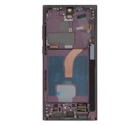 Bloc Complet pour Samsung Galaxy S22 Ultra Écran OLED et Vitre Tactile Clappio Bordeaux Bordeaux G