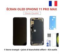 ECRAN OLED VITRE TACTILE SUR CHASSIS IPHONE 11 PRO MAX INCELL