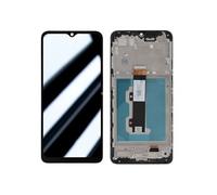 Motorola Écran original E22/E22i – LCD + vitre tactile (avec châssis) – Gris clair