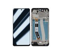 Motorola Écran original G14 – LCD + vitre tactile (avec châssis) – Gris clair