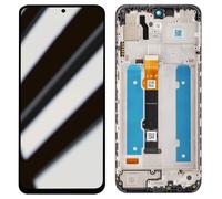 Motorola Écran original G41 – LCD + vitre tactile avec châssis – Gris clair