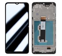 Motorola Écran original E22/E22i – LCD + vitre tactile (avec châssis) – Gris clair