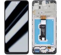 Motorola Écran original LCD E40/E30 – vitre tactile avec châssis – gris clair