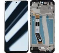 Motorola Écran original G14 – LCD + vitre tactile (avec châssis) – Gris clair