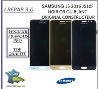 Ecran Original Samsung Noir Doré ou Blanc J510F J5 2016