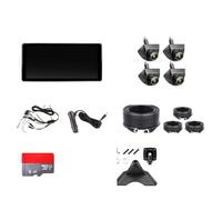 Écran Partagé 10.36 Pouces 4CH Alarme BSD Angle Mort Enregistreur Vidéo DVR Intégré Caméra 170 ° AHD1080P Camping-Car/Camion/Bus Voiture Vue Arrière Caméra(64G TF Card,Monitor add 4pcs 899)