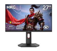 HKC Écran PC gaming G27H4P 27" QHD 2560×1440 320Hz Fast IPS 1ms DisplayHDR400 DP/HDMI VESA Noir