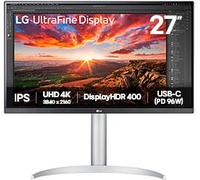 LG Ultrafine™ 27UP850K-W Ecran PC 4K 27" - Dalle IPS résolution UHD (3840 x 2160), 5ms GtG 60Hz, DisplayHDR™ 400, DCI-P3 95% (CIE1976), Mode Lecture, inclinable, réglable en Hauteur