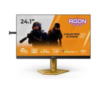 Moniteur AOC CS24A 24,1 Pouces FHD 610 Hz, Dalle TN Esports, 0,5 ms GtG, Adaptive Sync, HDR400, Compatible G-Sync, réglage de la Hauteur (1920 x 1080 HDMI, 2X 2.1 DP, hub USB) Noir