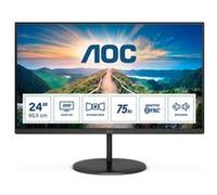 AOC V4 Q24V4EA LED display 60,5 cm (23.8") 2560 x 1440 pixels 2K Ultra HD Noir