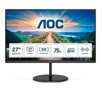 AOC Q27V4EA - Écran LED - 27" - 2560 x 1440 QHD à 75 Hz - IPS - 300 cd/m² - 4 ms - 2 x HDMI, DisplayPort, USB-C
