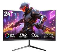 Écran PC Gamer 24 pouces Incurvé 3000R 100Hz HDR10 FreeSync VA Full HD