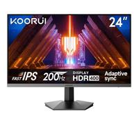 Écran PC gamer 24 pouces - KOORUI - 200Hz - Fast IPS - HDR 400 - Adaptive Sync - FHD 1080p - 1ms - VESA 75x75 mm