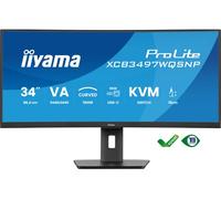 iiyama ProLite XCB3497WQSNP-B1 écran plat de PC 86,4 cm (34") 3440 x 1440 pixels UltraWide Quad HD LED Noir