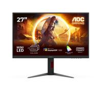 Ecran PC Gamer - AOC - 27'' - 4K/FHD - 160Hz/320Hz - Dalle MiniLED Fast IPS - 0,5ms - Réglable en hauteur - U27G4XM