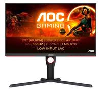 AOC G3 U27G3X/BK écran plat de PC 68,6 cm (27") 3840 x 2160 pixels 4K Ultra HD LED Noir, Rouge